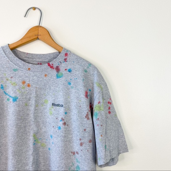 Reebok Other - REEBOK gray small tie dye short sleeve classic